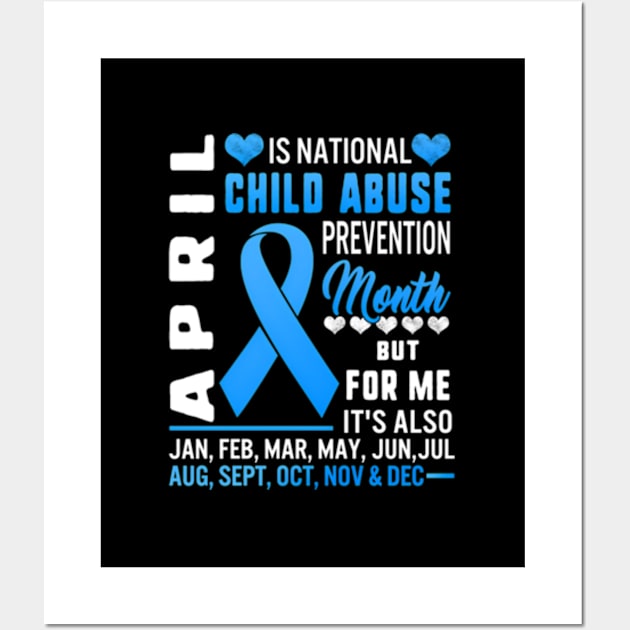 April Is National Child Abuse Month Wall Art by Sink-Lux